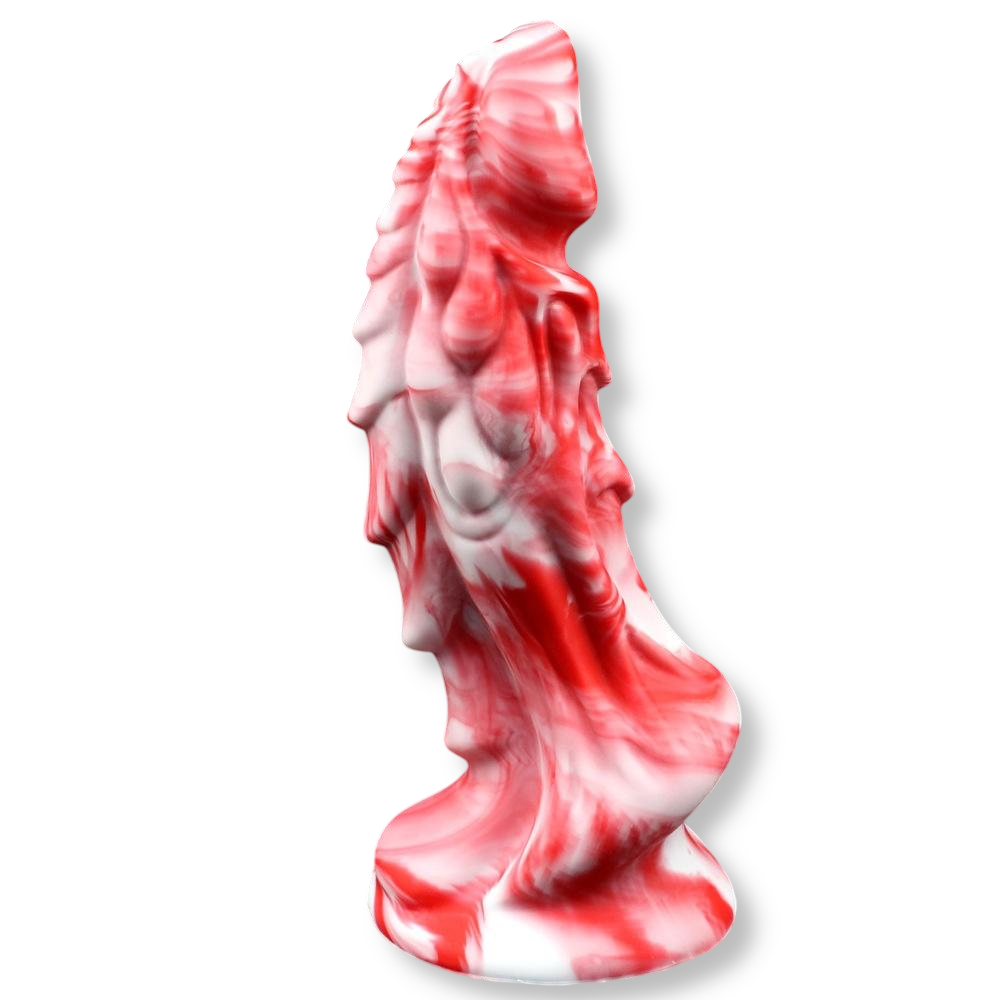 Dragon Dildo Sang de Glace Rouge-Blanc – Fantasy Dildo