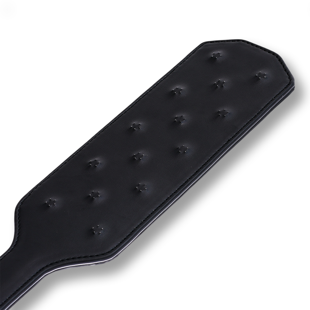 Paddle en cuir texturé