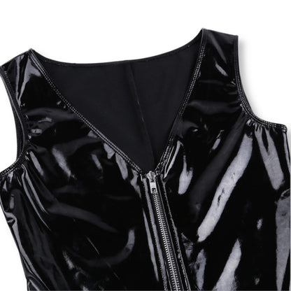 Body vinyl noir moulant effet latex