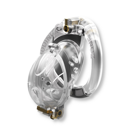 Cage de chasteté plastique crystal surrender