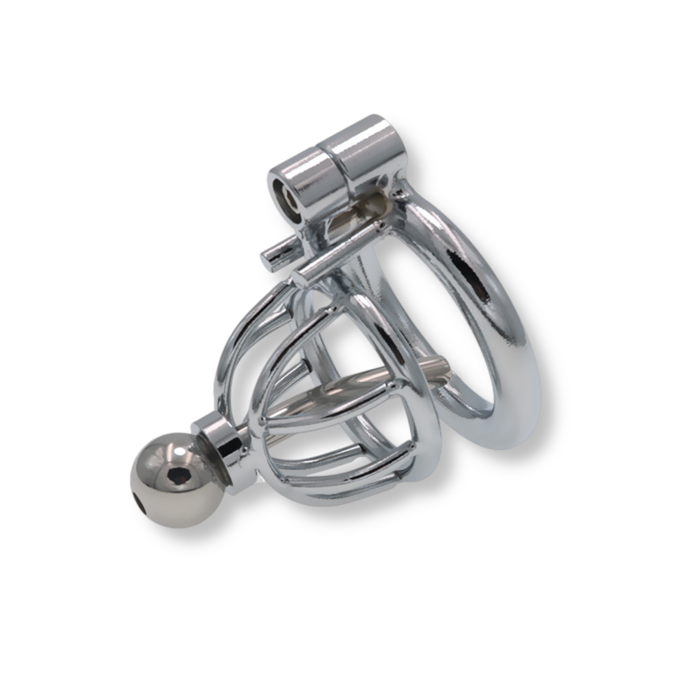 Cage de chasteté métal mini urétrale