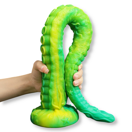 Dildo tentacule géant vert