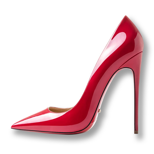 Escarpins élégants talons aiguilles 12cm - Rouge