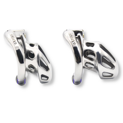 Cage de chasteté acier courte avec serrure intégrée