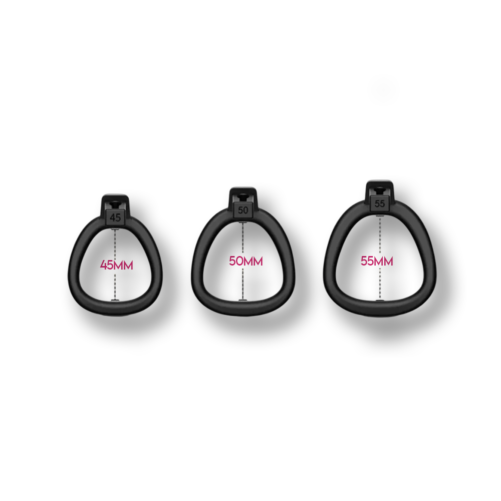 Cage de chasteté plate - Premium