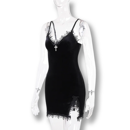 Robe sissy gothique mini
