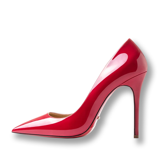Escarpins élégants talons aiguilles 12cm - Rouge