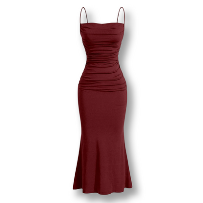Robe sissy élégante - longue et moulante