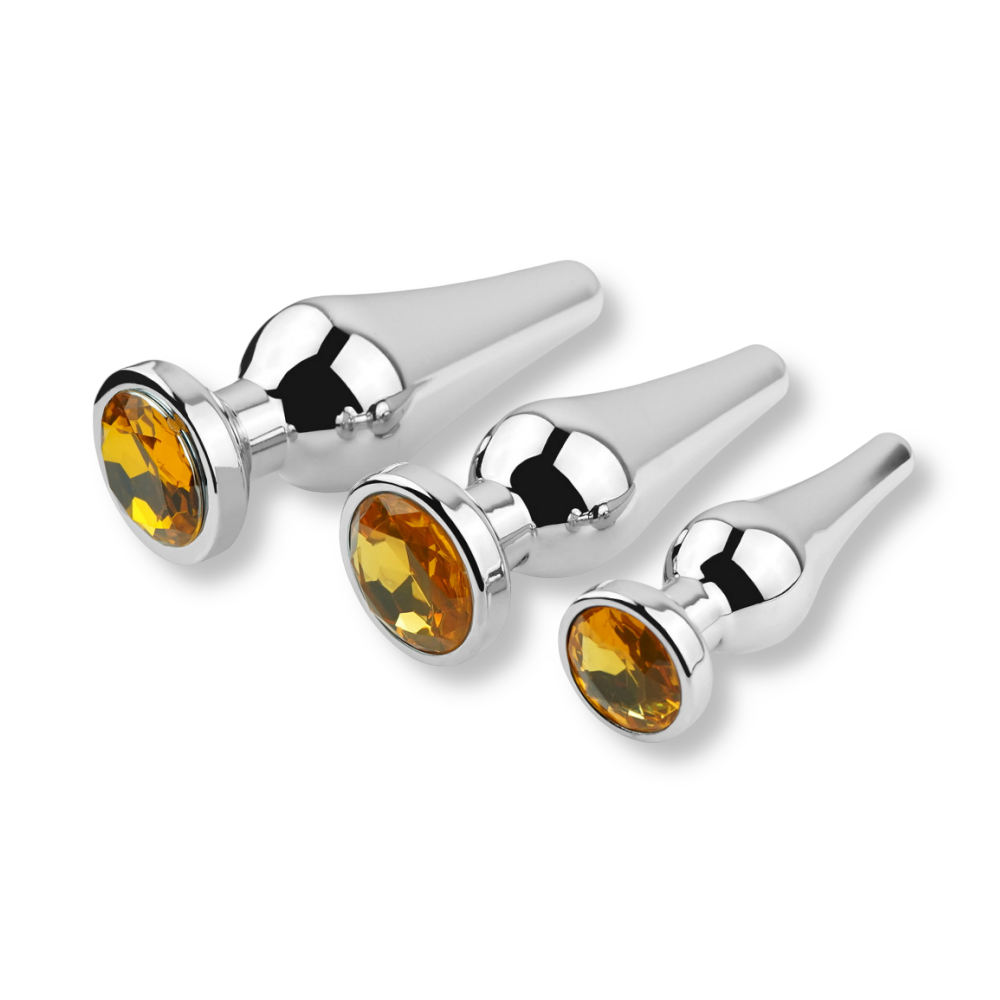 Plug anal long - Diamant (S, M ou L)