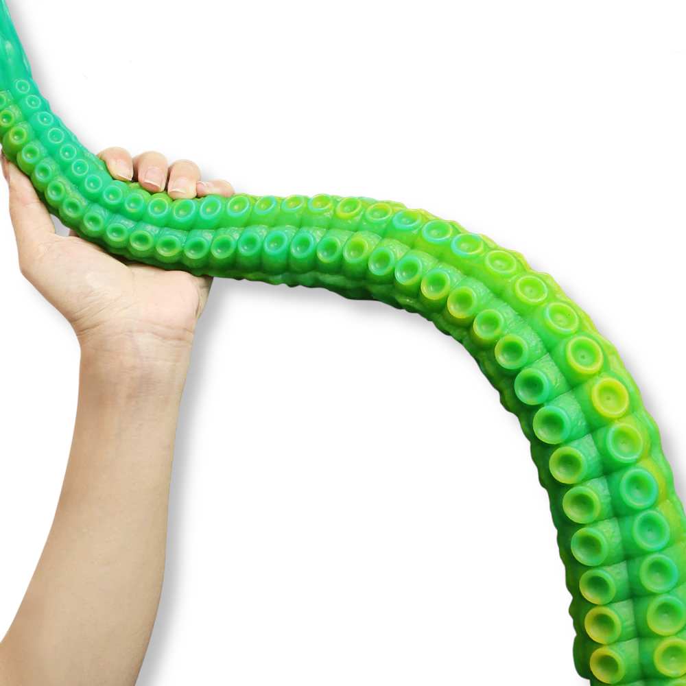Dildo tentacule géant vert