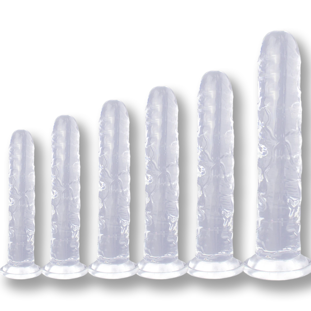 Dildo ventouse - SoftTouch transparent - Dildo homme - sextoy homme - sextoy pour homme