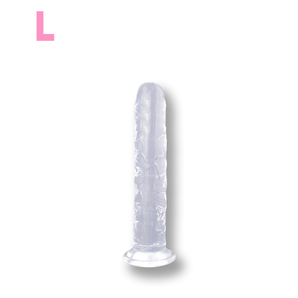 Dildo ventouse - SoftTouch transparent - Dildo homme - sextoy homme - sextoy pour homme