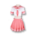 Tenue de sissification rose et blanche en coton, idéale pour la féminisation et le crossdressing, sur Sissyshop