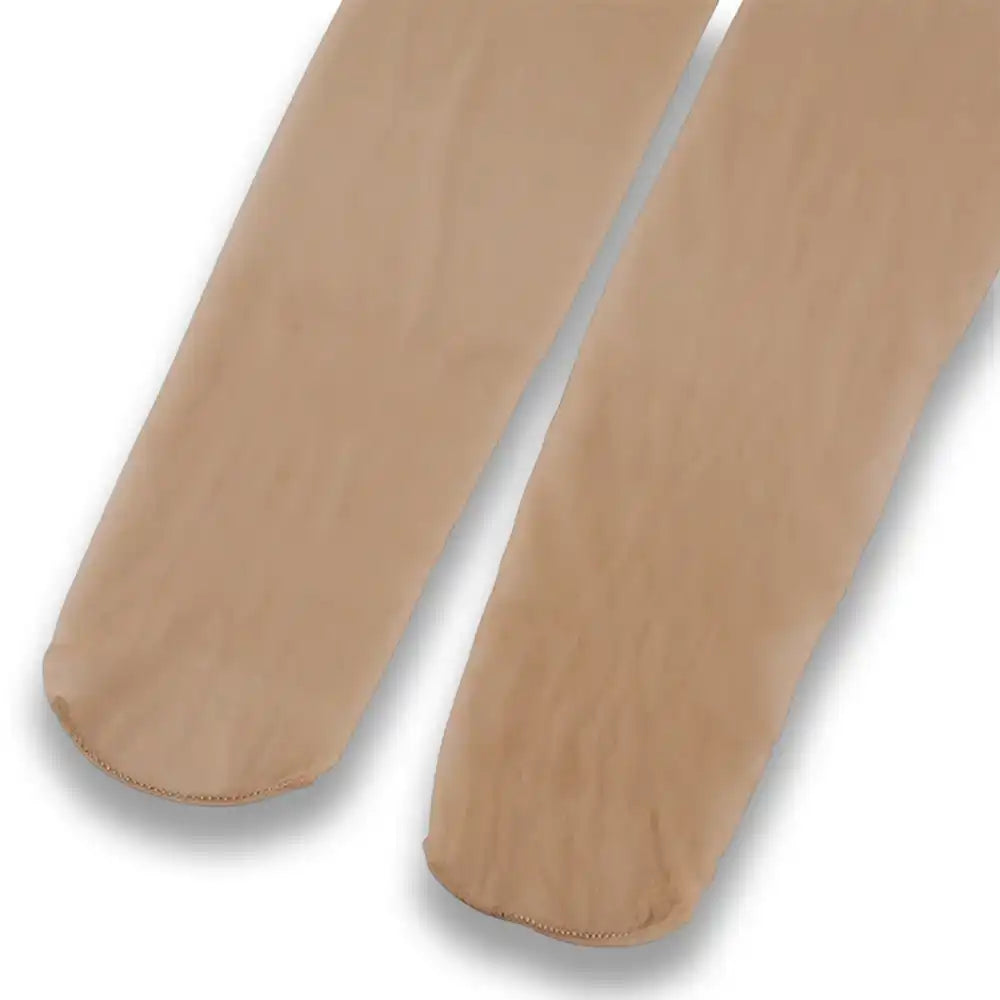 Collant beige en nylon pour sissification et féminisation, idéal pour le crossdressing et le fétichisme sur Sissyshop