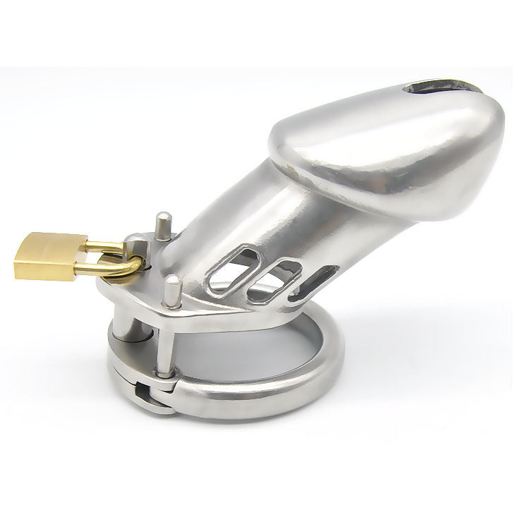 Cage de chasteté Titan en acier inoxydable
