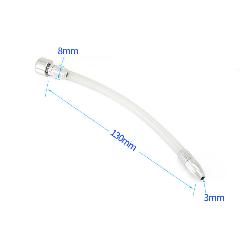 Cathéter pour cage de chasteté métal plate