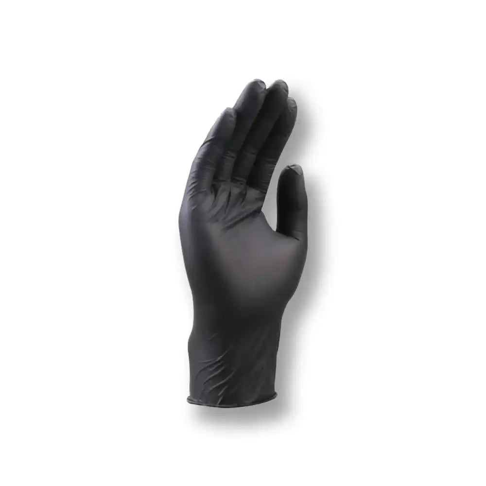 Gant noir en latex pour sissification et fétichisme, idéal pour la soumission sexuelle sur Sissyshop
