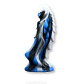 Visuel de côté du gode dragon nuit glacée bleu et noir de la boutique sissyshop