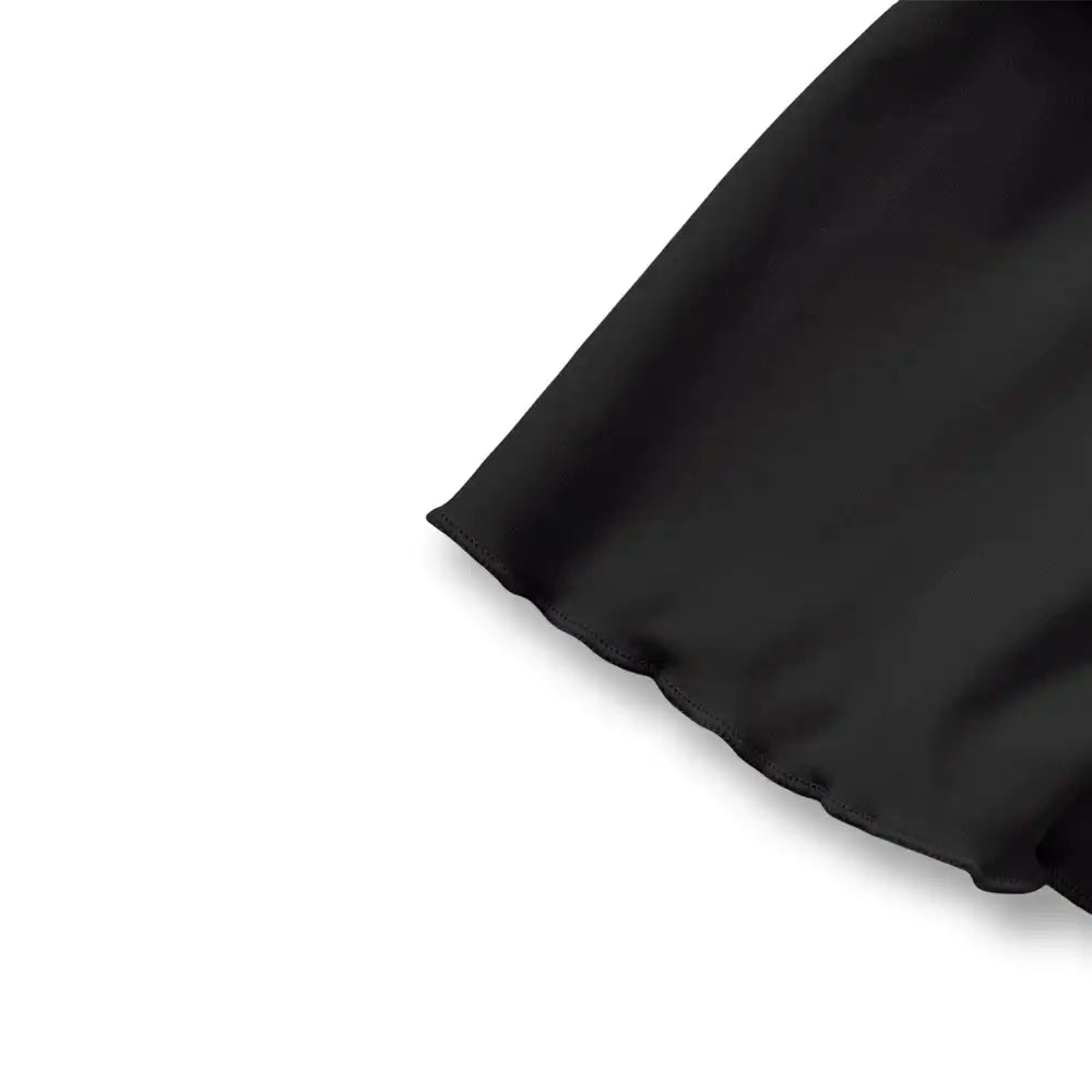 Aperçu rapproché du drapé fluide et léger de la jupe patineuse Lolita pour parfaire votre féminisation au quotidien sur sissyshop.