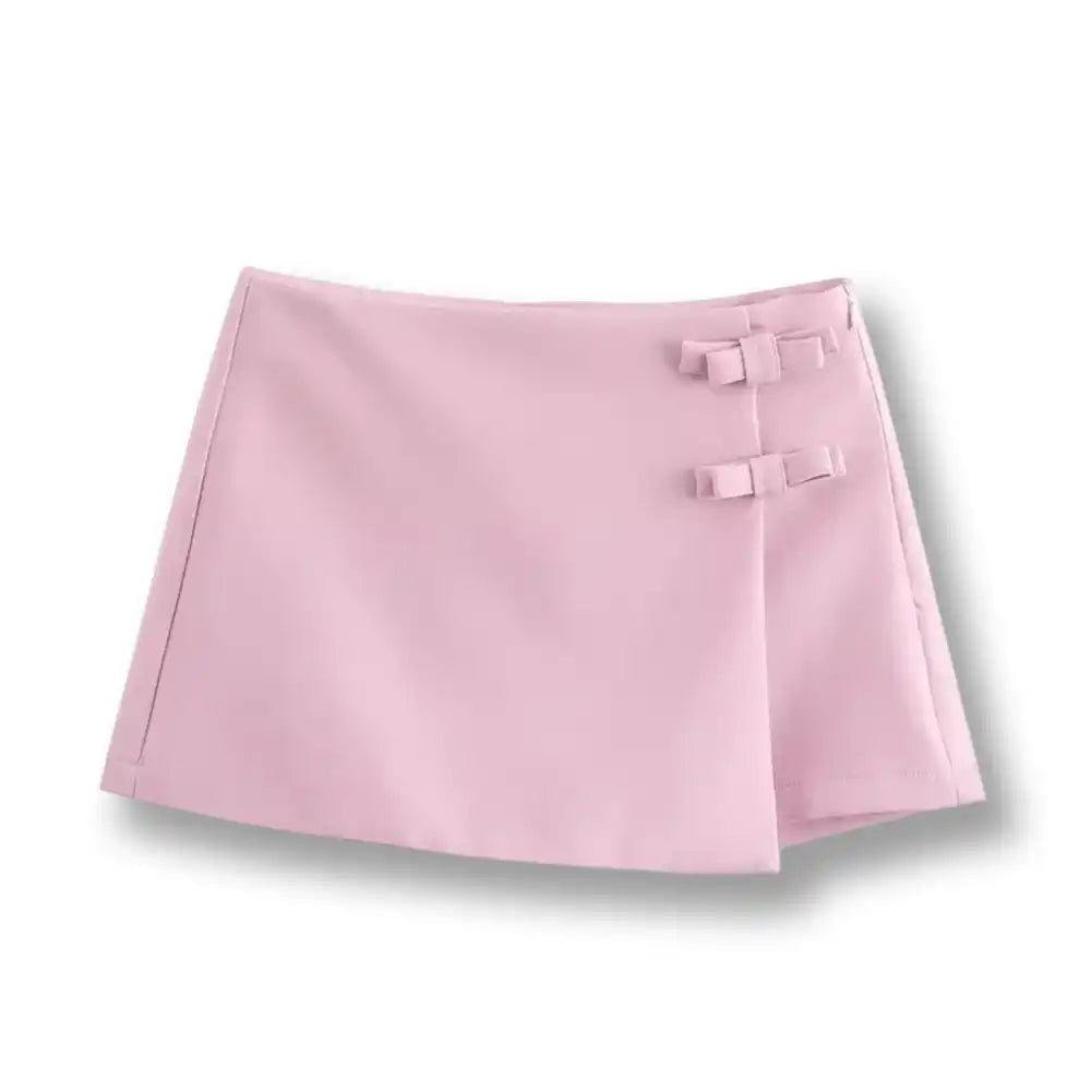 Jupe sexy rose en coton pour sissification et crossdressing, idéale pour la féminisation, sur Sissyshop