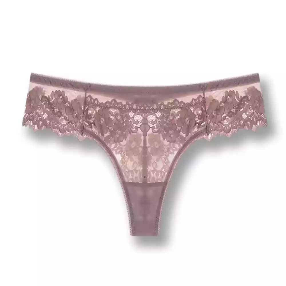 Déclinaison vieux rose poudré de cette culotte sexy féminine avec finitions festonnées, idéale pour composer une tenue sexy et sensuelle sur sissyshop.