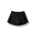 Mini-jupe plissée noire en polyester pour crossdressing et sissification, idéale pour la féminisation sur Sissyshop