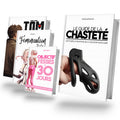 Le pack de la sissy en herbe plusieurs ebooks proposé sur le sissyshop, on y voit  les couvertures des différents livres composant le pack