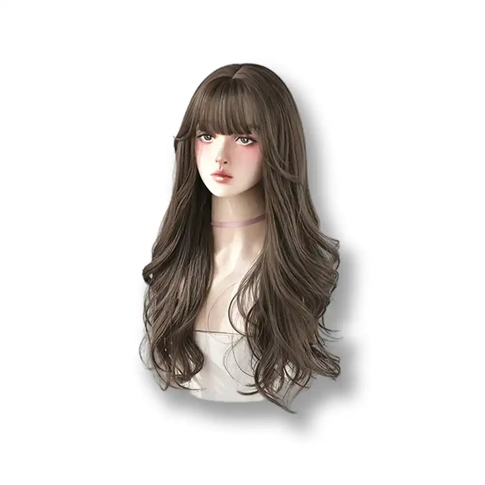 Perruque longue ondulée pour sissification et crossdressing, idéale pour la féminisation, sur Sissyshop